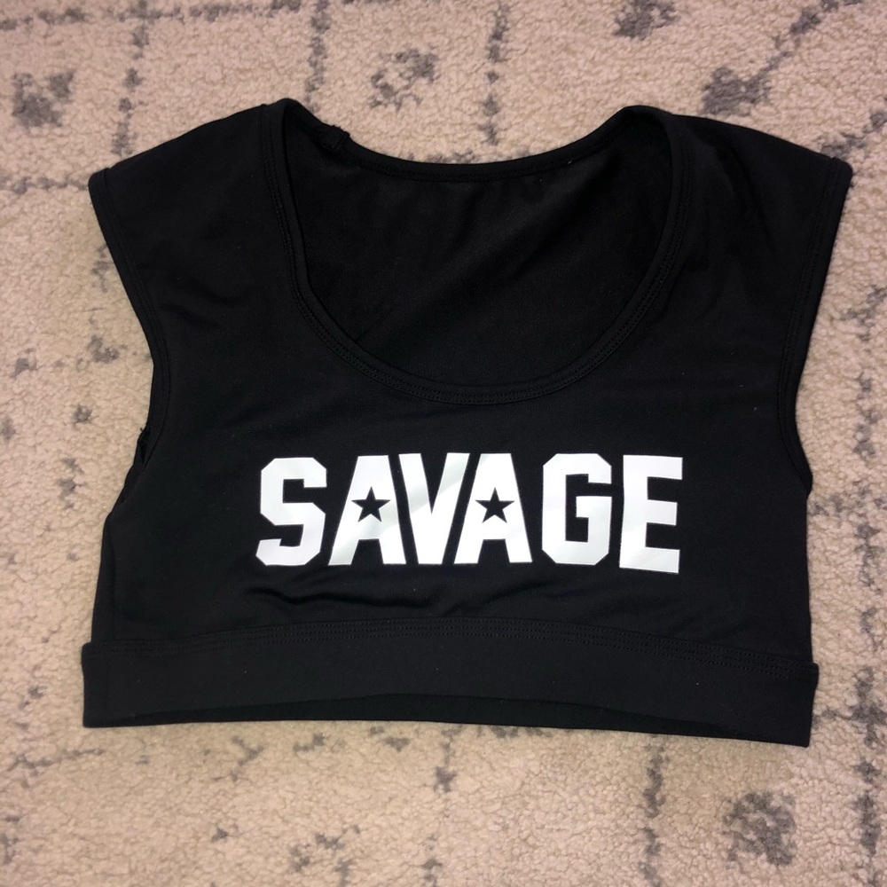 Savage barbell sports bra